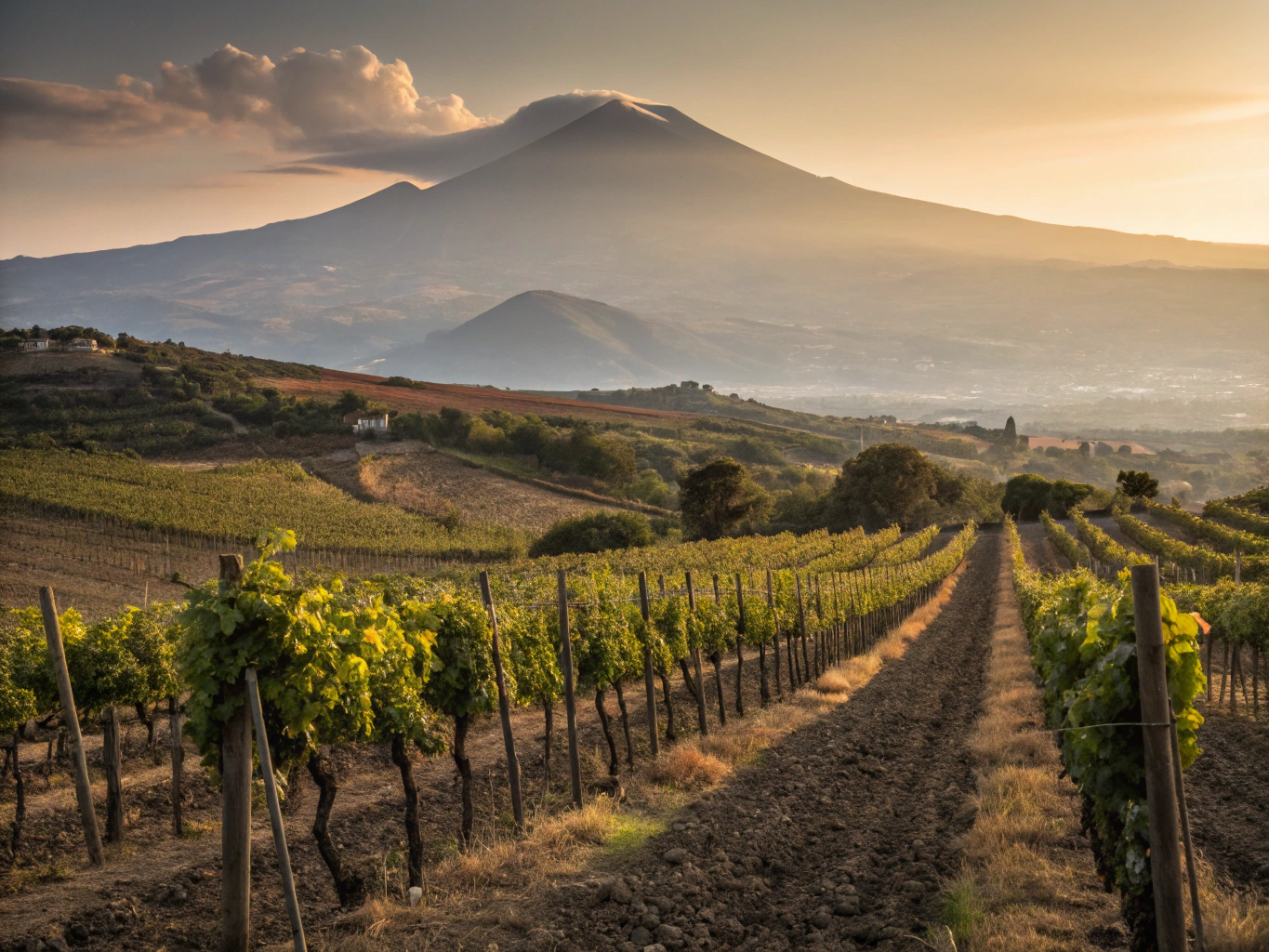 Frank Cornelissen vineyard and cellars