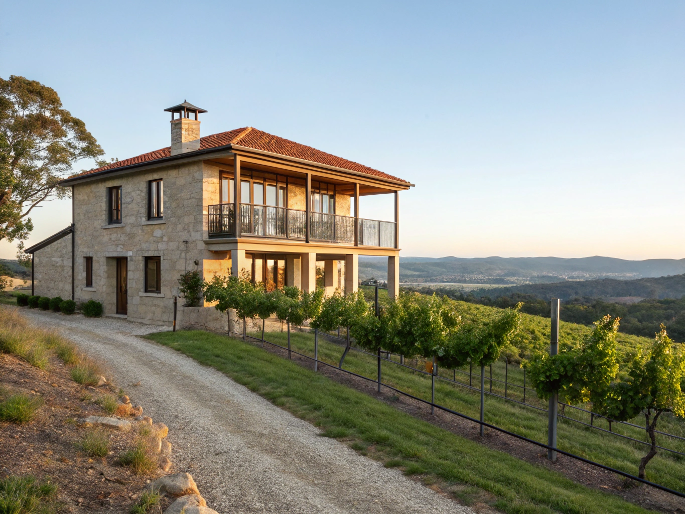 Lucy Margaux vineyard and cellars